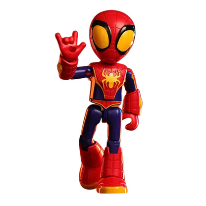 Blokees 74815 Marvel Spidey Web-Spinner Suit Buildable Figure – Amazing Level 02 Model Kit | Spidey & His Amazing Friends Toy (Ages 3+)
