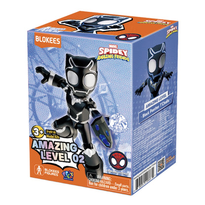 Blokees 74816 Marvel Black Panther Buildable Figure – Amazing Level 02 Model Kit | Spidey & His Amazing Friends Toy (Ages 3+)