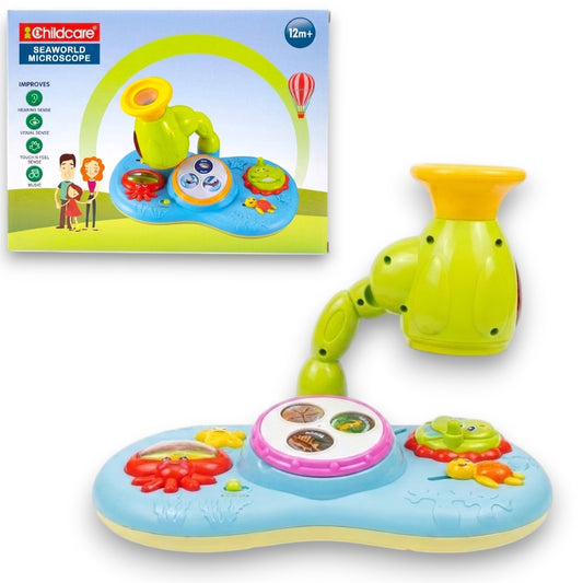 Childcare Seaworld Microscope Toy for Kids (12M+) – Educational Baby Learning Toy with Music, Lights & Sensory Play