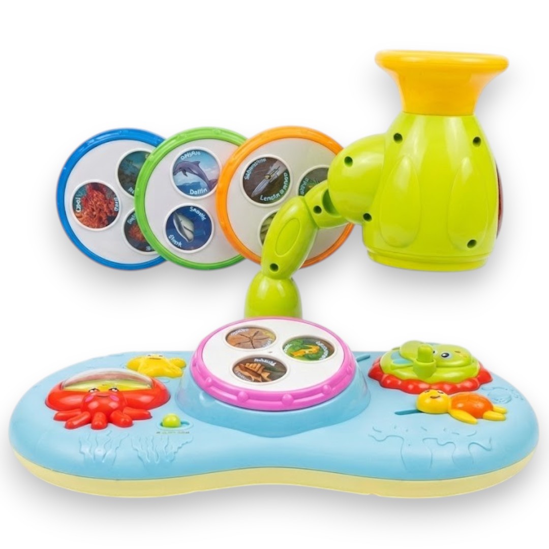Childcare Seaworld Microscope Toy for Kids (12M+) – Educational Baby Learning Toy with Music, Lights & Sensory Play