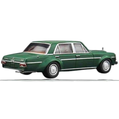 BSC 1:64 Mercedes-Benz 300SEL 6.8 AMG  W109 Green Diecast Car – Collectible Scale Car with Display Case (Green)