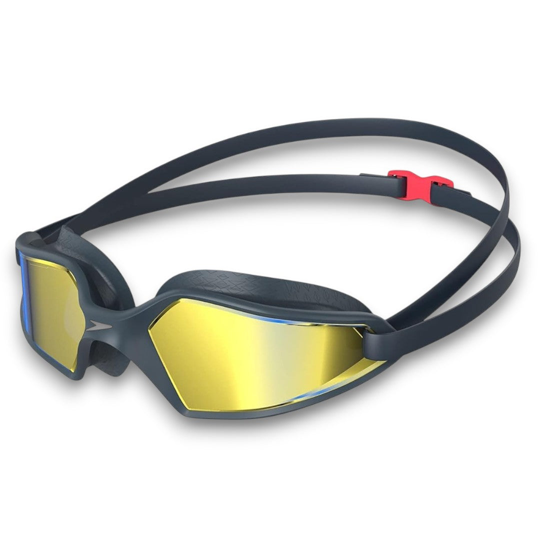 Speedo Hydropulse Mirror Lens Swim Goggles – Unisex Adult Anti-Fog UV Protection Swimming Goggles with Adjustable Dual Strap