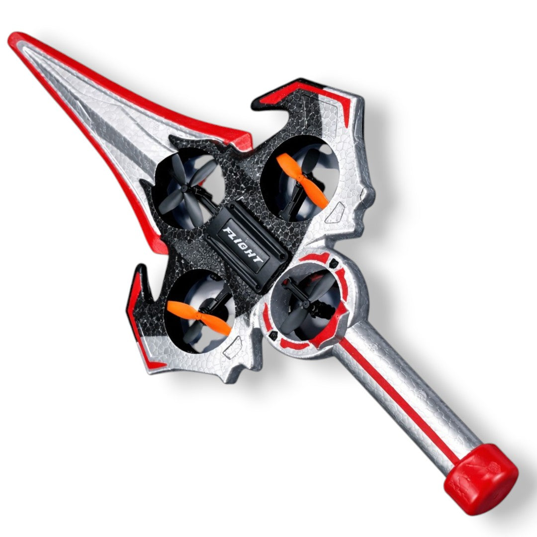 RC Flying Sword Drone Toy – 2.4GHz Remote Control LED Flying Sword Drone for Kids