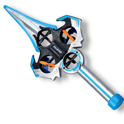 RC Flying Sword Drone Toy – 2.4GHz Remote Control LED Flying Sword Drone for Kids