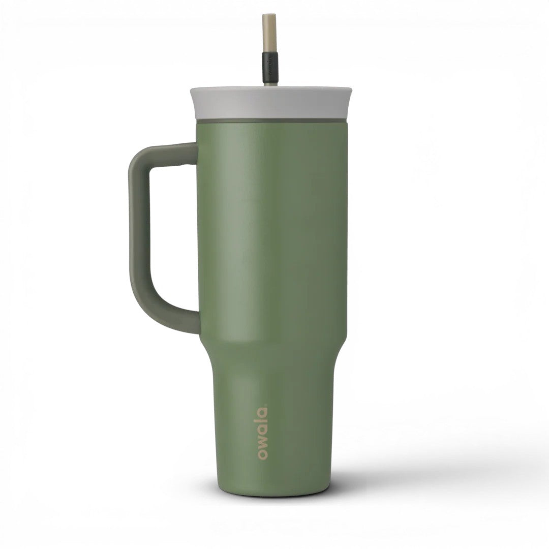 Owala FreeSip 40oz (1.18L) Insulated Tumbler with Handle & Straw | Stainless Steel Travel Mug