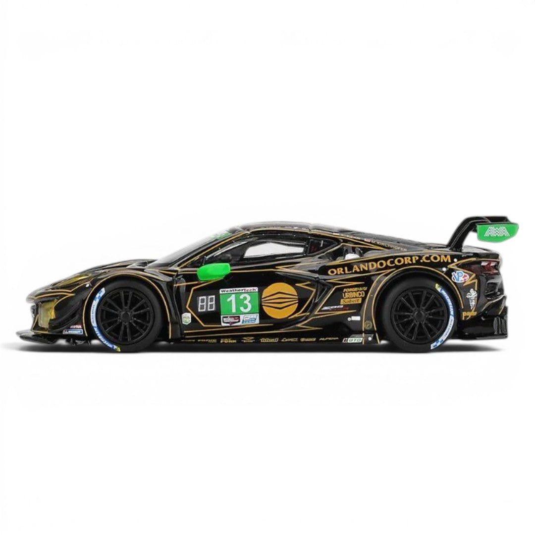 Mini GT 1:64 Chevrolet Corvette Z06 GT3.R #13 – 2025 IMSA Daytona 24Hrs AWA Diecast Model Car