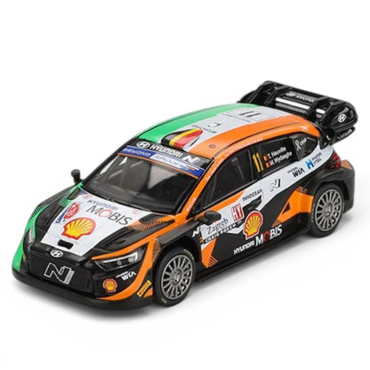 Mini GT 1:64 Hyundai i20 N Rally1 #11 – 2023 Rally Croatia Power Stage Winner Diecast Model Car