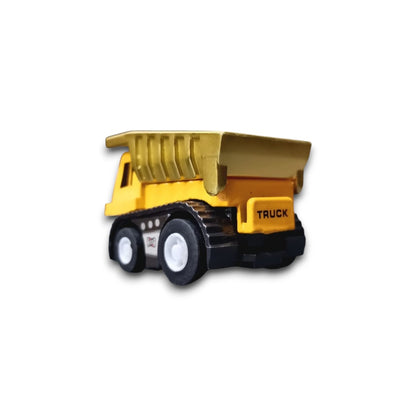 Joy Junction 1:64 Mini Racer Alloy Metal Dump Truck Toy with Pull-Back Action – Heavy Duty Construction Tipper Diecast Vehicle for Kids (3+ Years)