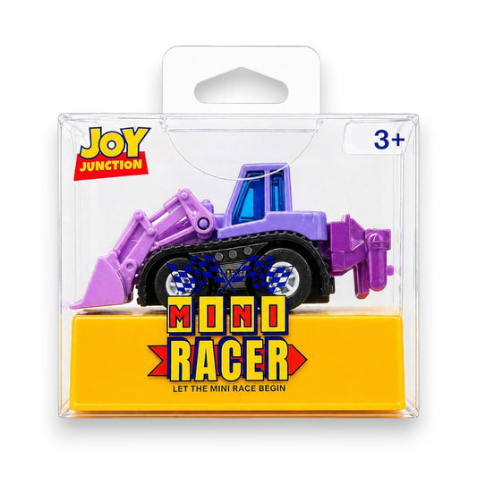 Joy Junction 1:64 Mini Racer Alloy Metal Loader Construction Vehicle Toy with Pull-Back Action – Mini Construction Truck for Kids (3+ Years)