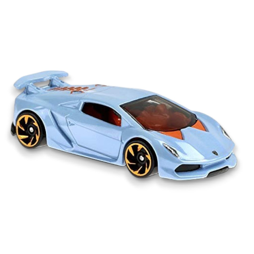 Hot Wheels 1:64 Scale Lamborghini Sesto Elemento Die-Cast Car – HW Exotics Series Collectible Model for Kids & Collectors