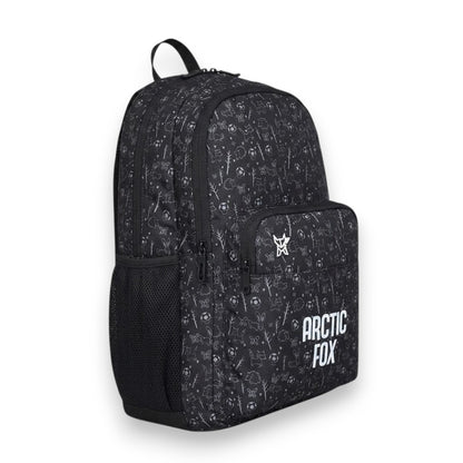 Arctic Fox School Bags Cuba Black 21L School BackpackLightweight Kids & Teens Casual Travel Bag with Multiple Compartments