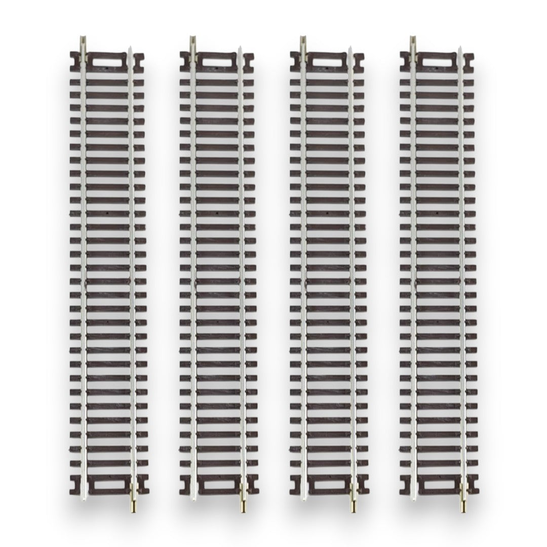 HANFLY HO Scale Straight Track G1 230mm | Model Train Railway Track Set | 1:87 Scale NO.66600 (Pack of 4)