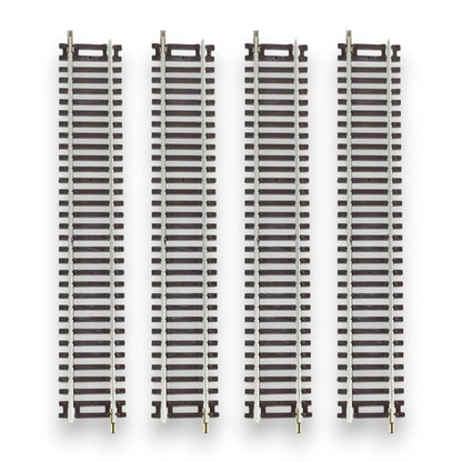 HANFLY HO Scale Straight Track G1 230mm | Model Train Railway Track Set | 1:87 Scale NO.66600 (Pack of 4)