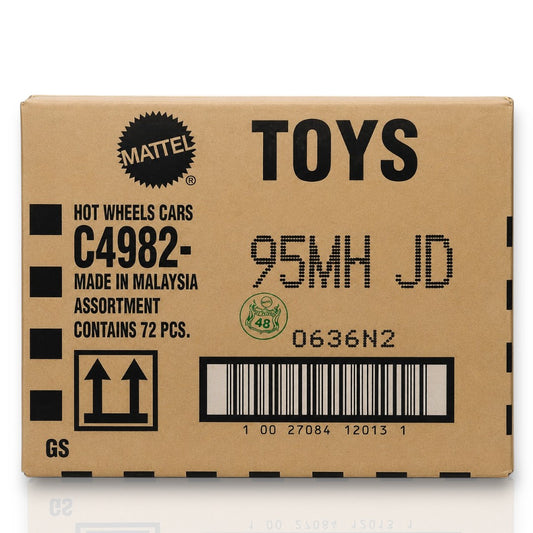 Hot Wheels C4982 - Factory-Sealed - Case J (95MH-JD) – 72 Die-Cast Cars by Mattel