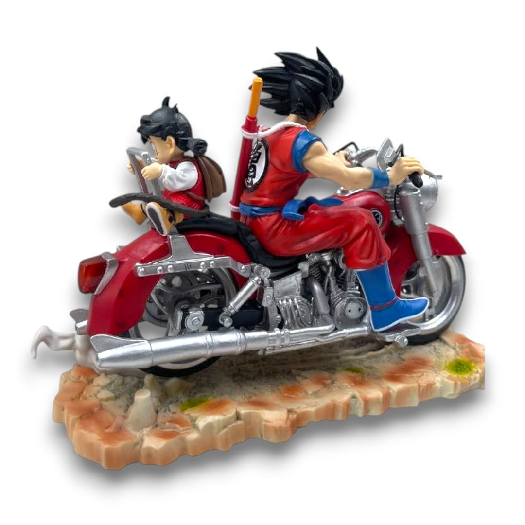 Dragon Ball Son Goku Motorcycle 6 Inch Anime Action Figure | Collectible PVC Display Statue