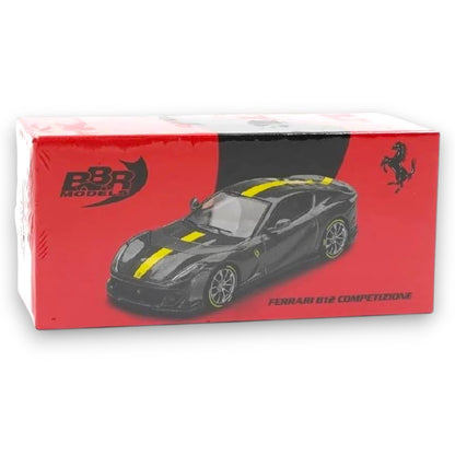 BBR Models 1:64 Ferrari 812 Competizione Grigio Competizione Limited Edition Die-Cast Model Car – Premium Collectible Sports Car