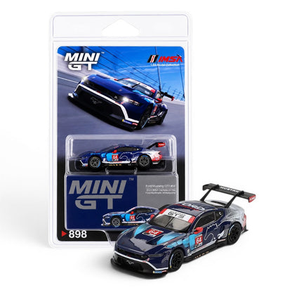 Mini GT 1:64 (Blister Pack) Ford Mustang GT3 #64 2024 IMSA Daytona 24H Ford Multimatic Motorsports Diecast Model Car