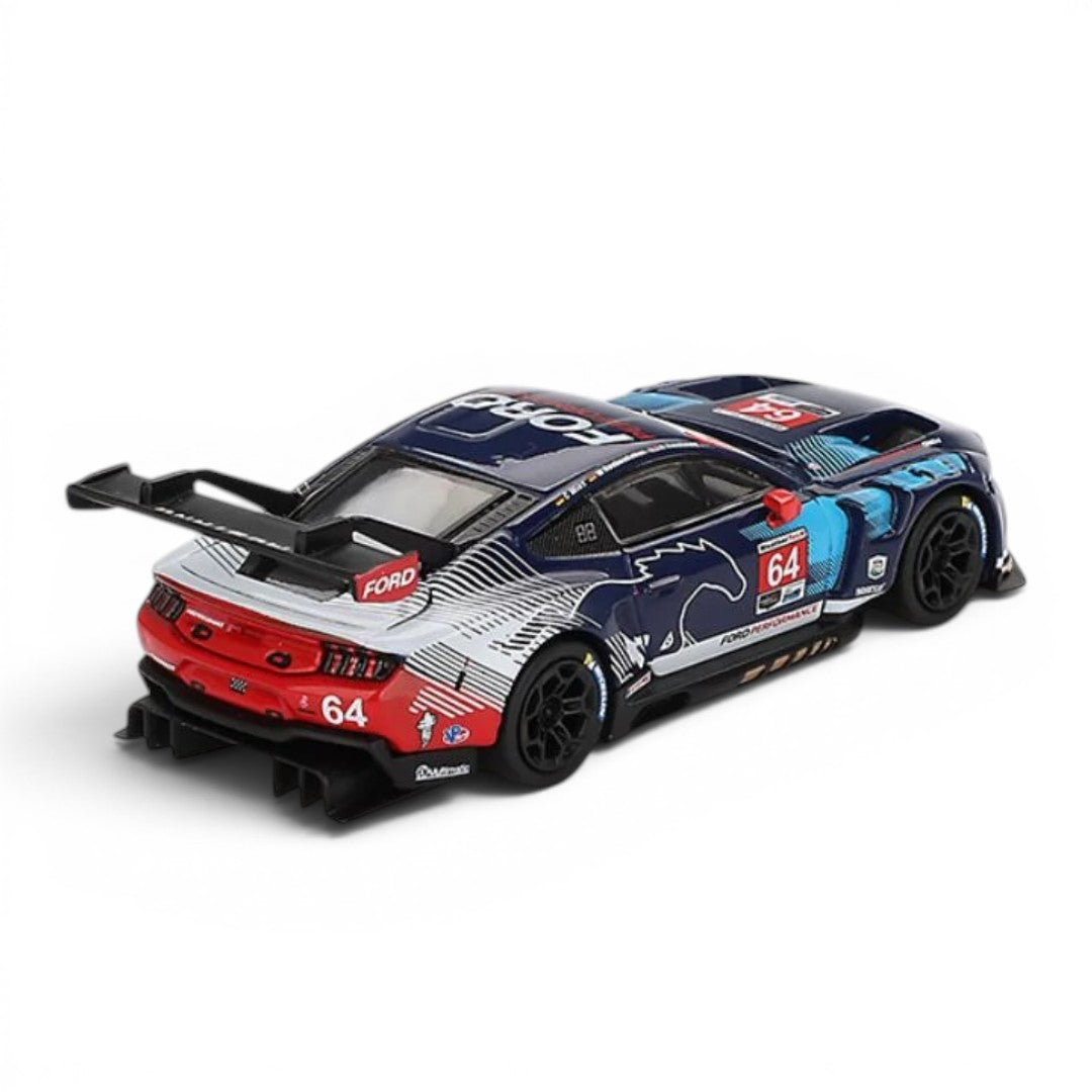 Mini GT 1:64 (Blister Pack) Ford Mustang GT3 #64 2024 IMSA Daytona 24H Ford Multimatic Motorsports Diecast Model Car