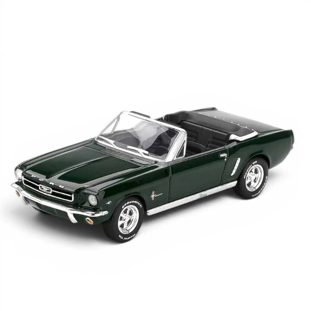 Mini GT 1:64 (Blister Pack) Ford Mustang Convertible 1964 Highland Green Diecast Model Car