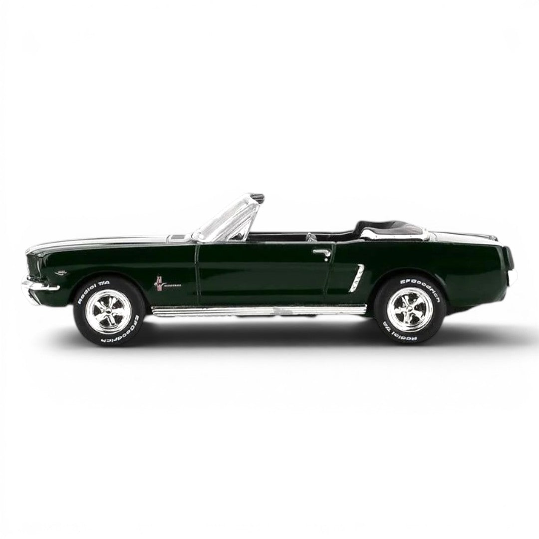 Mini GT 1:64 (Blister Pack) Ford Mustang Convertible 1964 Highland Green Diecast Model Car