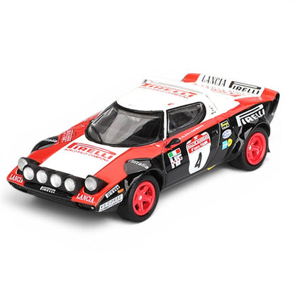 Mini GT 1:64 Lancia Stratos HF #4 1978 Rally Sanremo Winner Diecast Model Car