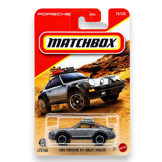 Matchbox 1:64 1985 Porsche 911 Rally (Blister Pack) Die-Cast Model Car | Off-Road Classic Sports Car