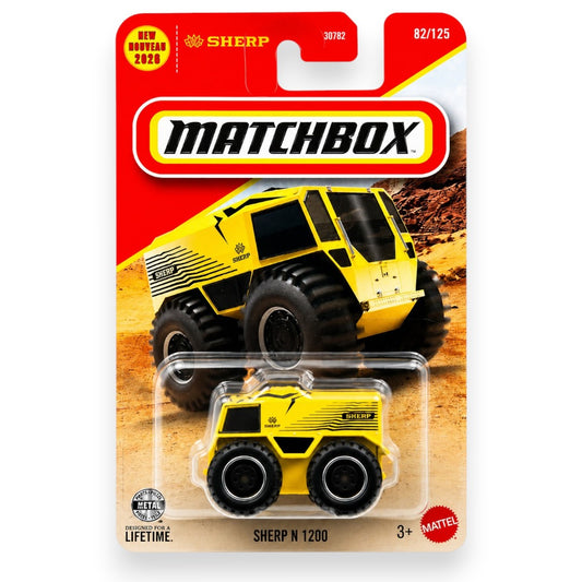 Matchbox 1:64 SHERP N 1200 (Blister Pack) Die-Cast Model Vehicle | Extreme All-Terrain Amphibious Transport