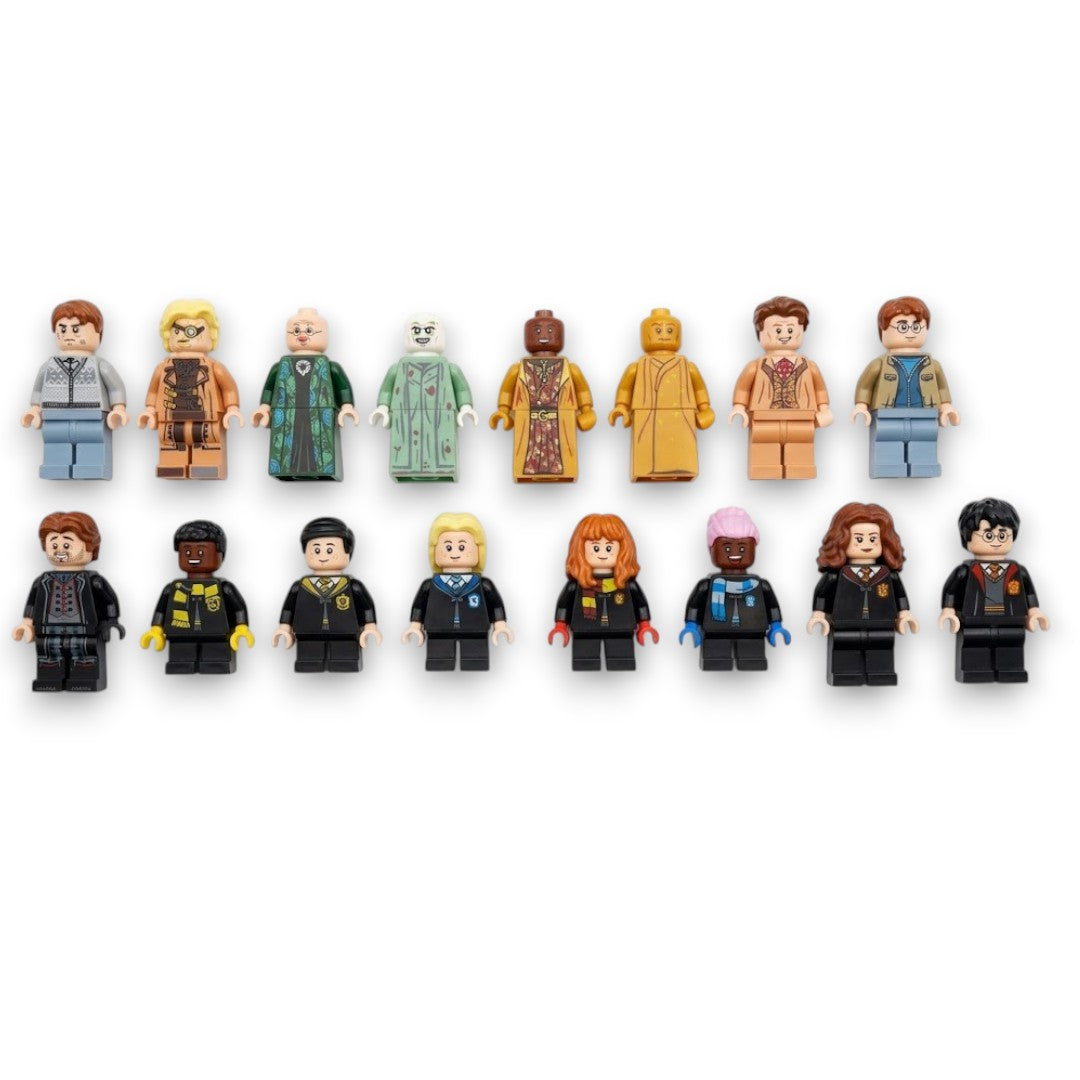 Harry Potter 16-Piece Building Block Minifigure Set | Wizarding World Character Collection with Accessories | Compatible Brick Figures for Kids 6+