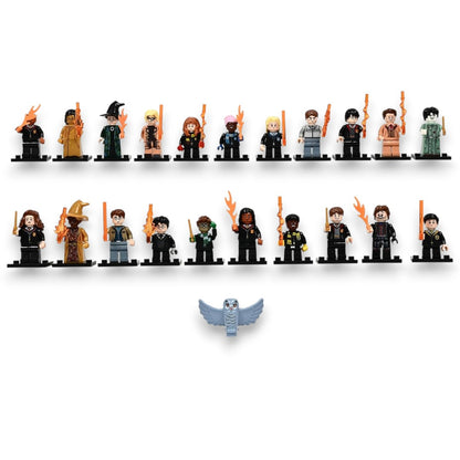 Harry Potter 20-Piece Building Block Minifigure Set | Wizarding World Character Collection with Accessories | Compatible Brick Figures for Kids 6+