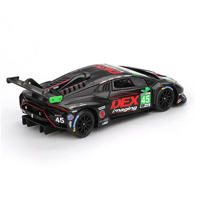 MINI GT 1:64 Lamborghini Huracán GT3 EVO2 #45 DEX Imaging 2024 IMSA Daytona 24H Die-Cast Model Car