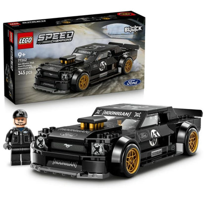 LEGO 77262 Speed Champions Ken Block's 1965 Ford Mustang Hoonicorn RTR V1 Building Set | 345 Pieces | Collectible Drift Car