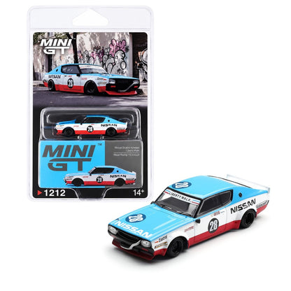 MINI GT 1:64 (Blister Pack) Nissan Skyline Kenmeri Liberty Walk Nissan Racing '75 Concept Diecast Model Car | Collectible Display Edition | #1212