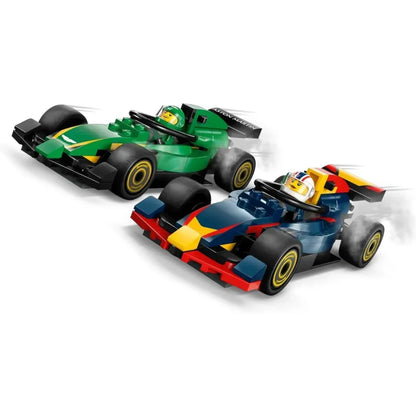 LEGO City F1 Truck with RB20 & AMR24 F1 Cars Toy Racing Transporter Set Building Blocks Toys for 8+ Gift for Boys and Girls - Jaiman Toys