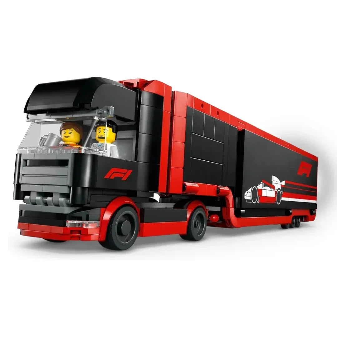 LEGO City F1 Truck with RB20 & AMR24 F1 Cars Toy Racing Transporter Set Building Blocks Toys for 8+ Gift for Boys and Girls - Jaiman Toys