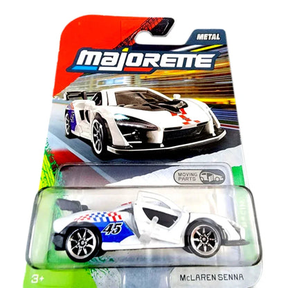 Majorette McLaren Senna 1:64 Scale Diecast Metal Car | Moving Parts | Official Licensed Hypercar