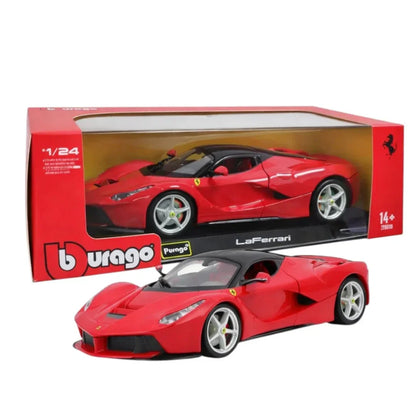 Bburago 1:24 Ferrari LaFerrari Die-Cast Model Car – Red | Official Licensed Collectible