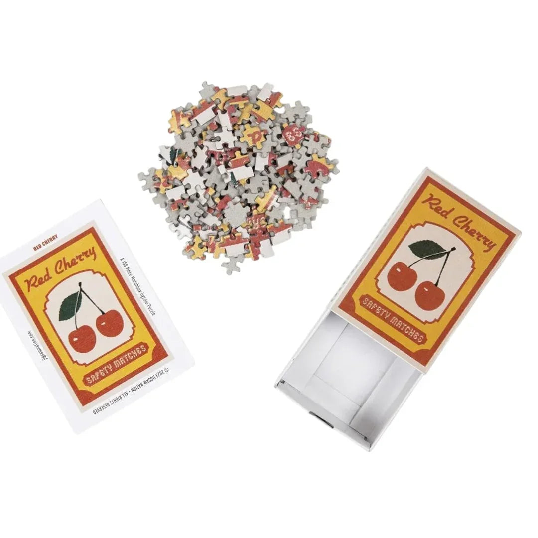 Jigsaw Nation Vintage Matchbox Mini Jigsaw Puzzle Set – Retro Matchbox Style Puzzle Collection