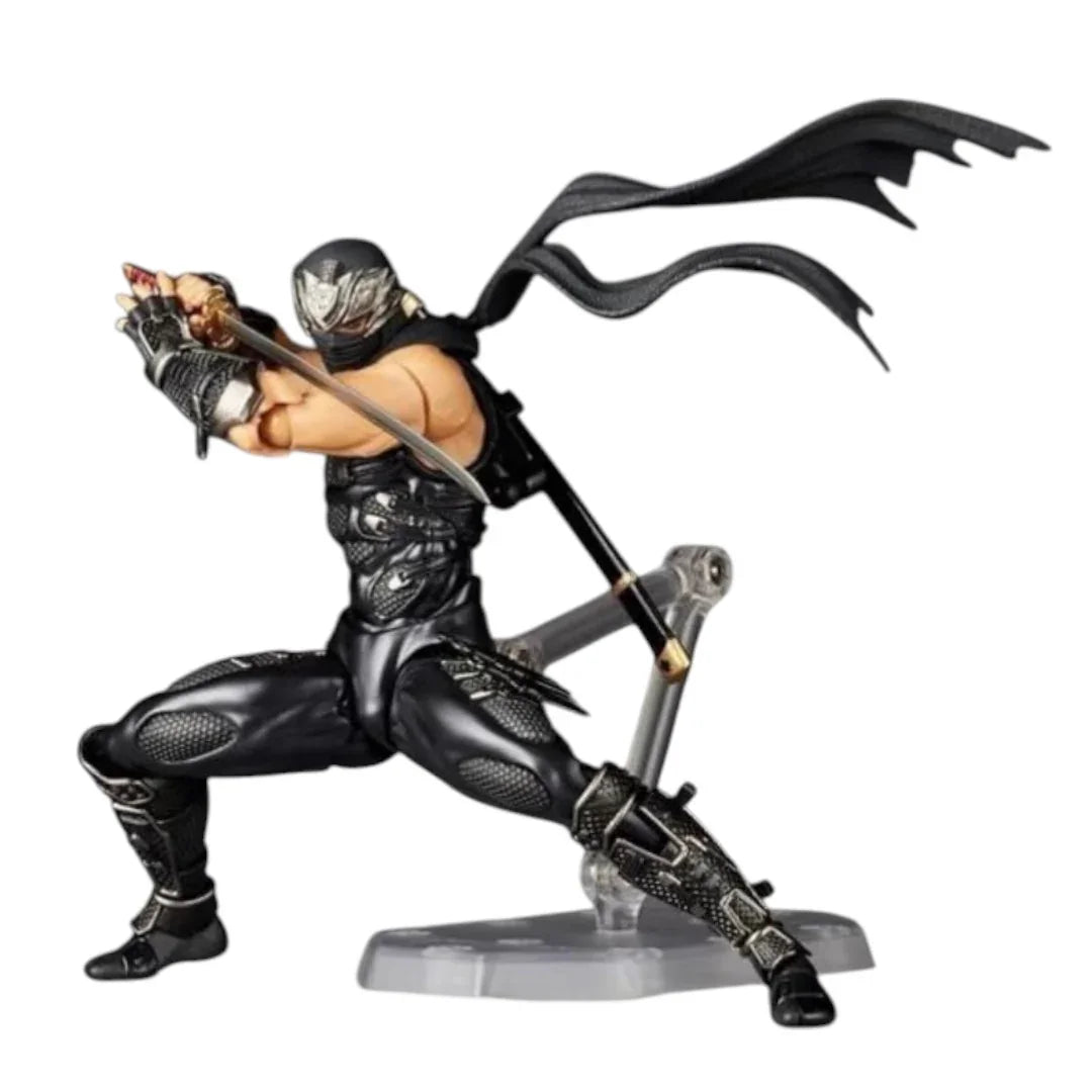 Amazing Yamaguchi Revoltech Ninja Gaiden II Ryu Hayabusa Action Figure 6 Inch – Fully Articulated Ninja Collectible with Weapons & Accessories