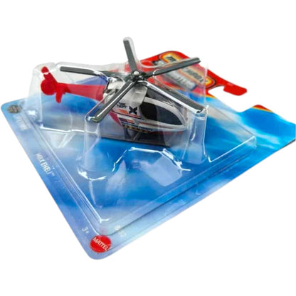 Matchbox Sky Busters MBX EHeli Helicopter – Diecast Aircraft Toy with Spinning Rotor