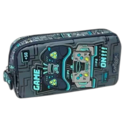 Smiggle Game On Pencil Pouch – Gaming Theme Kids School Stationery Pouch