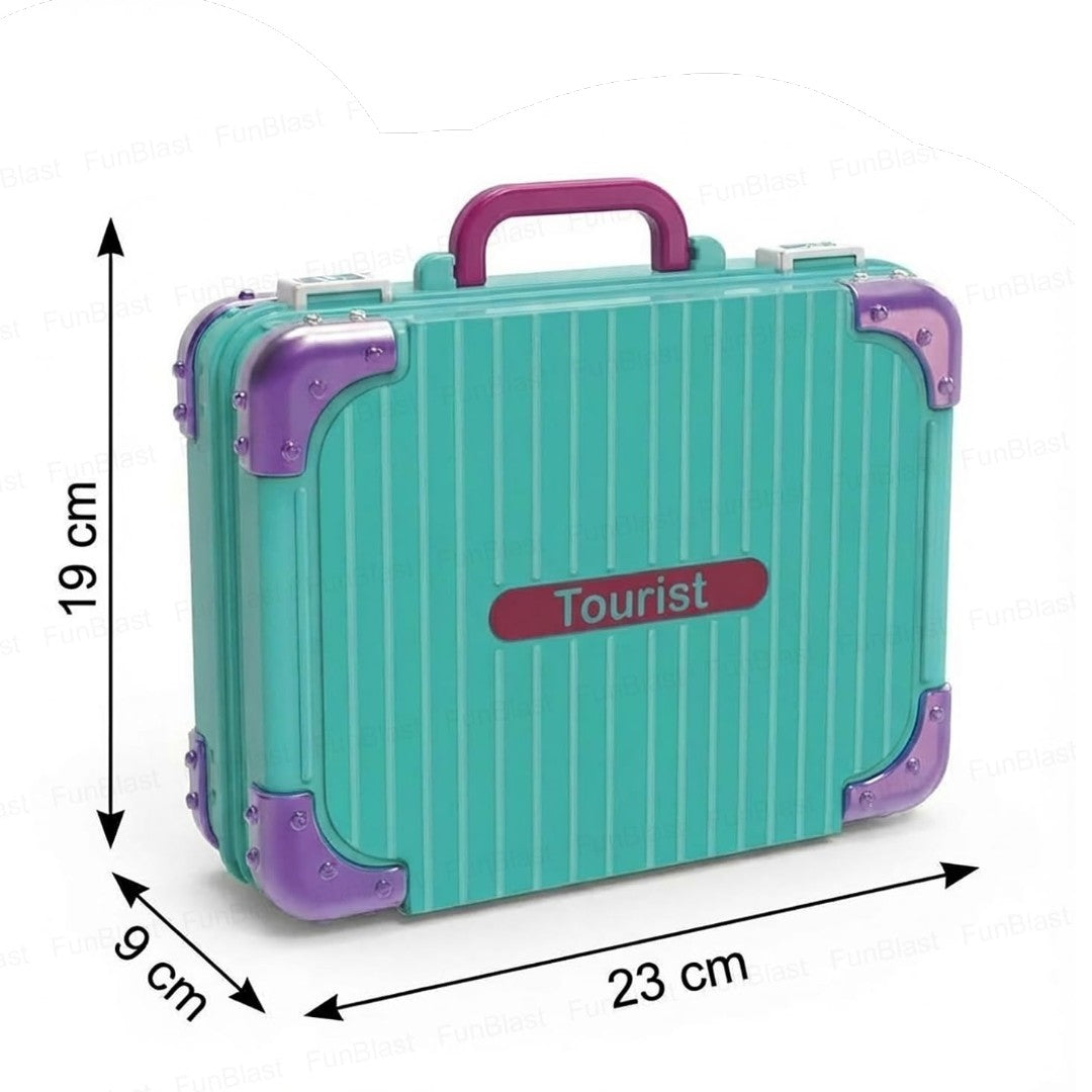 Portable Kids Doctor Play Set with Suitcase – Pretend Medical Kit Toy with Stethoscope, Syringe, Medical Tools & Foldable Clinic Table for Children (3+ Years)