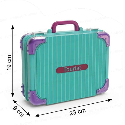 Portable Kids Doctor Play Set with Suitcase – Pretend Medical Kit Toy with Stethoscope, Syringe, Medical Tools & Foldable Clinic Table for Children (3+ Years)
