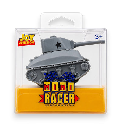 Joy Junction Mini Racer 1:64 Scale Pull Back Army Tank Toy Set – Friction Powered Military Model for Kids & Collectors