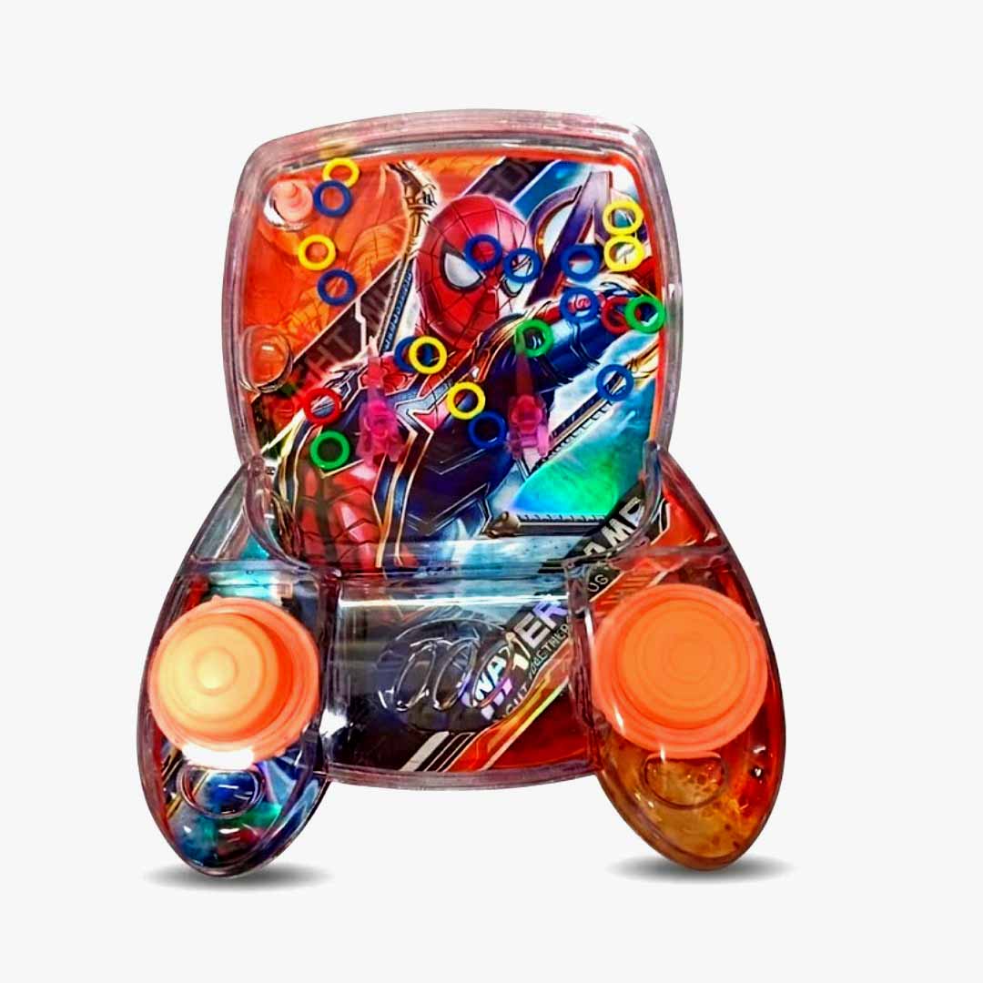 Marvel Avengers Water Ring Toss Handheld Game – Spider-Man, Iron Man & Hulk Button Press Water Game Toy for Kids