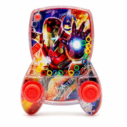 Marvel Avengers Water Ring Toss Handheld Game – Spider-Man, Iron Man & Hulk Button Press Water Game Toy for Kids