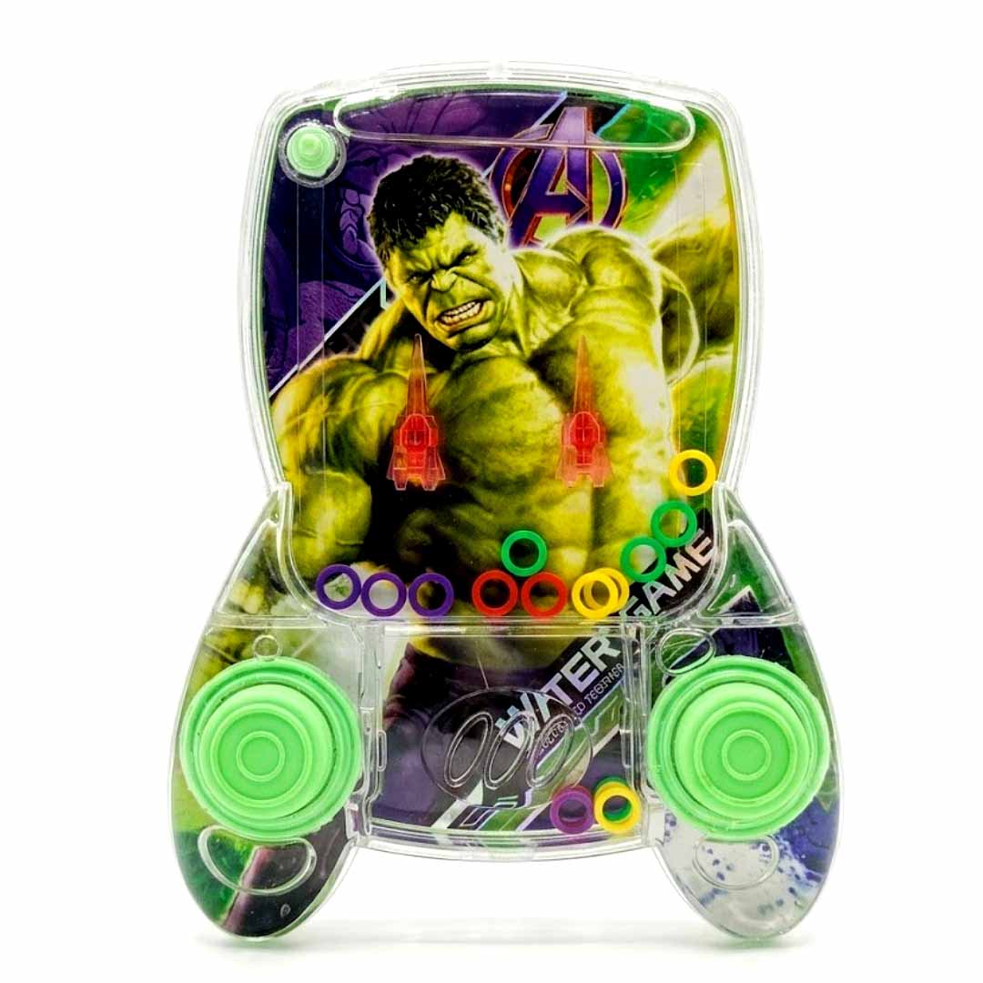 Marvel Avengers Water Ring Toss Handheld Game – Spider-Man, Iron Man & Hulk Button Press Water Game Toy for Kids