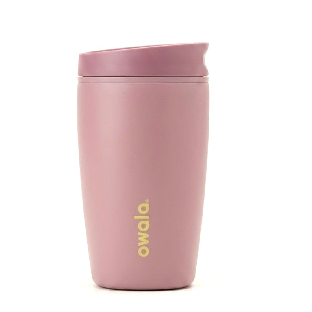 Owala SmoothSip Slider Insulated Sipper Bottle 12oz. / 355ml – Leakproof Travel Coffee Mug with Sliding Lid for Hot & Cold Drinks (pack of 1)