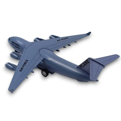Military Plane 1:500 Scale Die-Cast Aircraft Toy | Air Force Cargo Airplane Model with Rolling Wheels | Collectible Toy Plane for Kids
