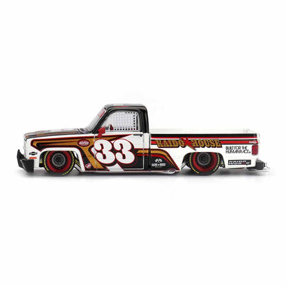 Kaido House x MINI GT 1:64 Chevrolet Silverado Kaido Intimidator V1 Die-Cast Pickup Truck Model Car