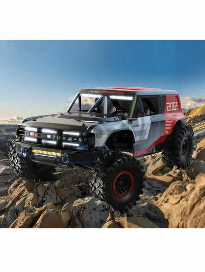 MJX  HYPER GO H8P 1:8 Scale Ford Motor Company Ford Bronco R Licensed 4WD RC Rock Crawler – Brushless Motor, 80A ESC, High-Speed Off-Road Remote Control Vehicle